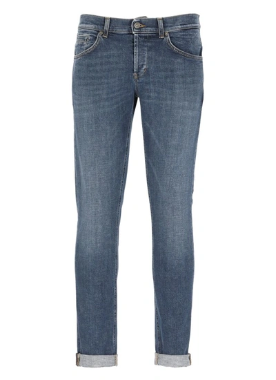 Shop Dondup Blue George Jeans In Grey