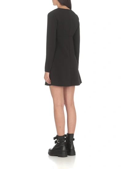 Shop Red Valentino Black Dress With Bow