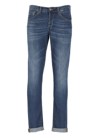 Shop Dondup Blue George Jeans In Green