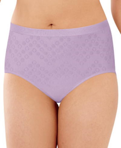 Shop Bali Comfort Revolution Microfiber Brief Underwear 803j In White Dot