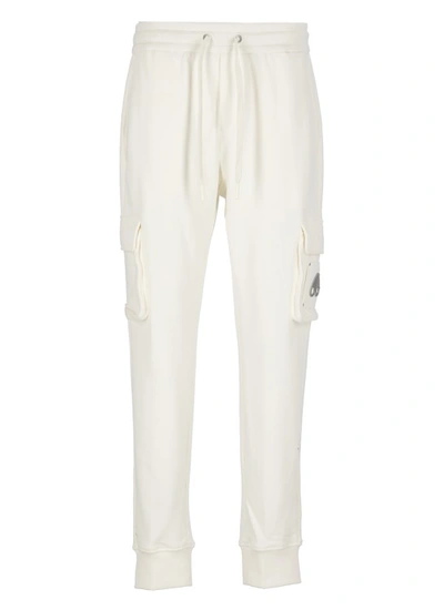 Shop Moose Knuckles White Hartsfield Trousers In Neutrals