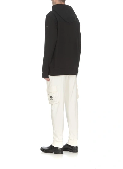 Shop Moose Knuckles White Hartsfield Trousers In Neutrals
