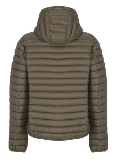 Shop Save The Duck Donald Padded Short Jacket In Grey