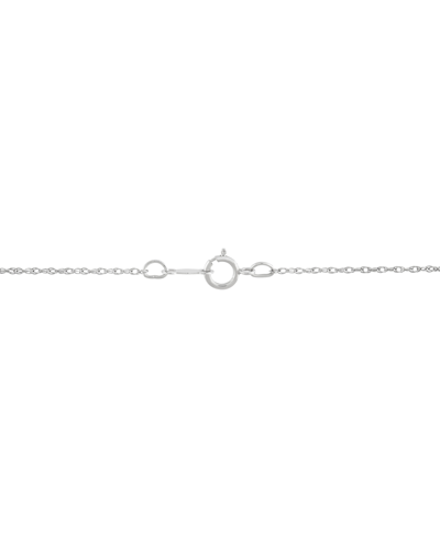 Forever Grown Diamonds Lab Grown Diamond Graduated Pear Cluster Pendant Necklace (1/2 Ct. T.w.) In Sterling Silver, 16" + 2 In Sterling Silver