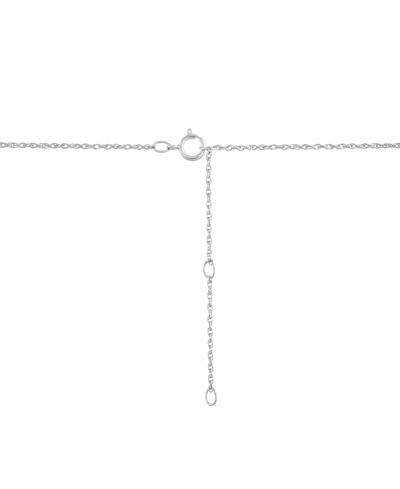 Forever Grown Diamonds Lab Grown Diamond Double Heart Pendant Necklace (1 Ct. T.w.) In Sterling Silver, 16" + 2" Extender In Sterling Silver