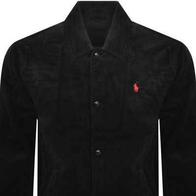 Shop Ralph Lauren Coachs Jacket Black
