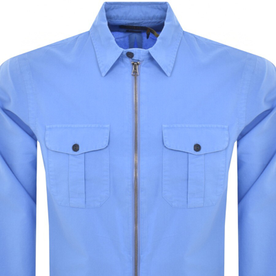 Shop Ralph Lauren Sport Overshirt Blue