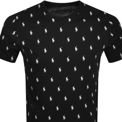 Shop Ralph Lauren Logo All Over Print T Shirt Black