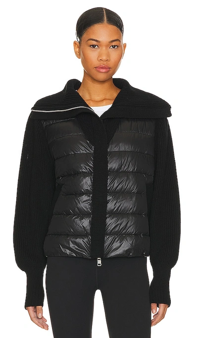 Shop Varley Montrose Zip Through Jacket In Black