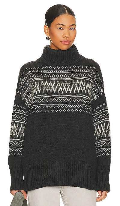 Shop We Norwegians Setesdal Sweater In Charcoal