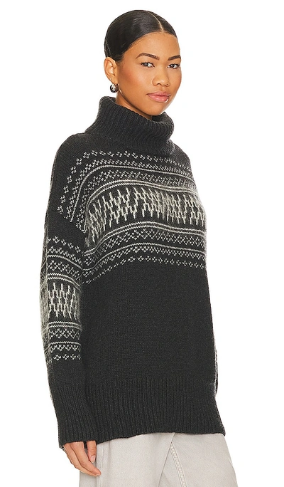Shop We Norwegians Setesdal Sweater In Charcoal