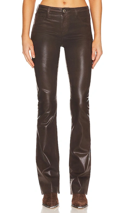 Shop L Agence Ruth Flare In Espresso Coated