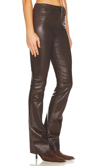L Agence Marty Flare In Espresso Coated