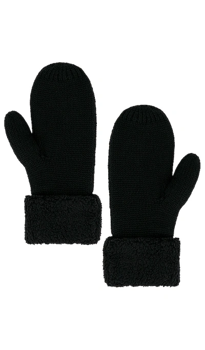 Shop Hat Attack Flurry Lined Mitten In Black