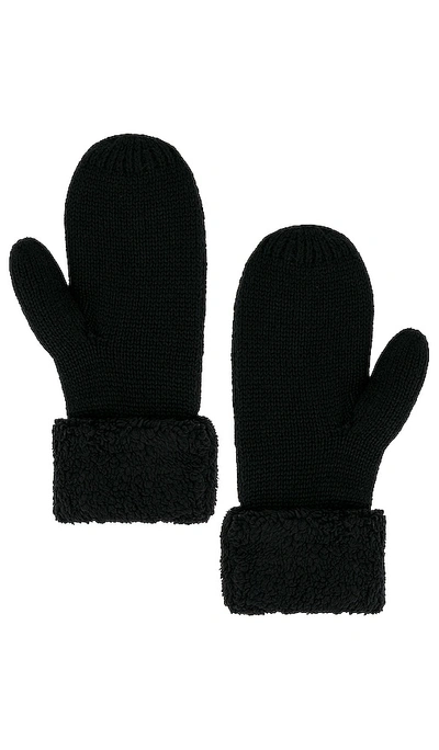 Hat Attack Flurry Lined Mitten In Black