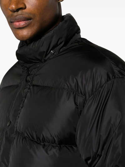 Shop Aspesi Black Men's Down Jacket In Polyamide
