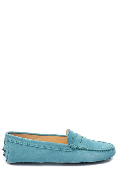 Shop Tod's Gommino Driving Loafers In Green