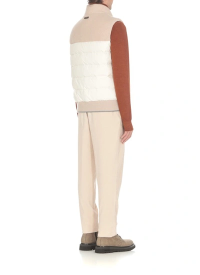 Shop Peserico Cotton Curdoroy Trousers In Neutrals