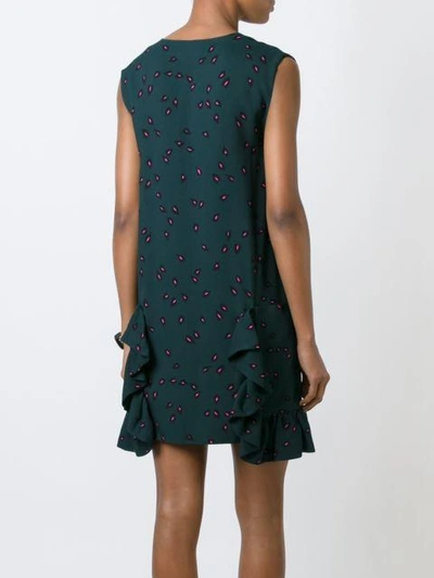 Shop Marni 'teardrop' Print Ruffle Dress