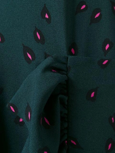 Shop Marni 'teardrop' Print Ruffle Dress
