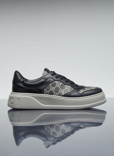 Shop Gucci Gg Sneakers In Black