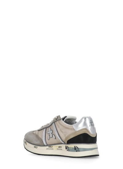 Shop Premiata Conny 6491 Sneakers In Grey
