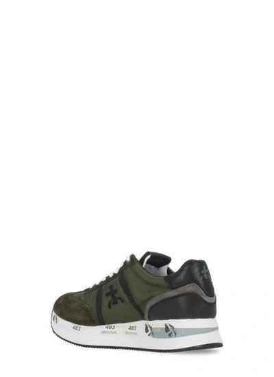 Shop Premiata Conny 6495 Sneakers In Grey