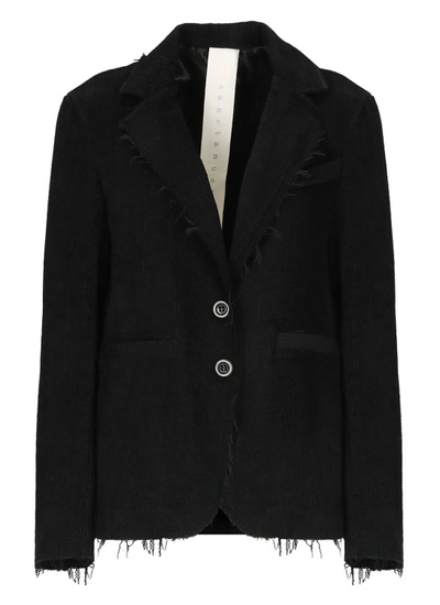 Shop Sanctamuerte Cotton Jacket In Black