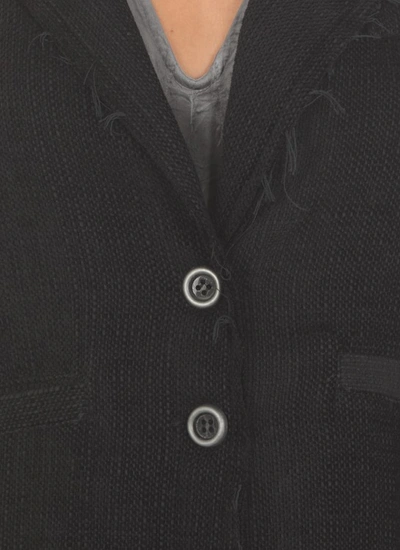 Shop Sanctamuerte Cotton Jacket In Black