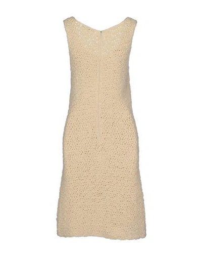 Shop Michael Kors Knee-length Dress In Ivory
