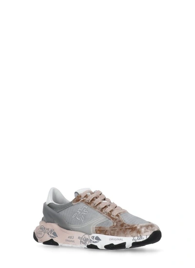 Shop Premiata Buffly 6539 Sneakers In Grey