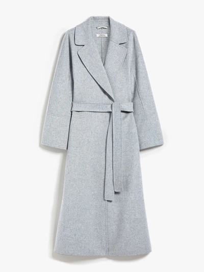 Shop 's Max Mara Elisa Wool Coat In Light Grey