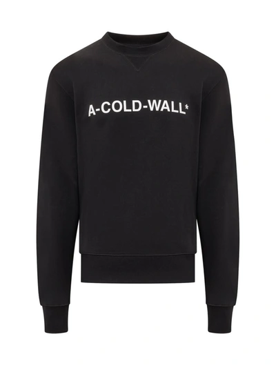 Shop A-cold-wall* A Cold Wall Essential Sweatshirt In Black