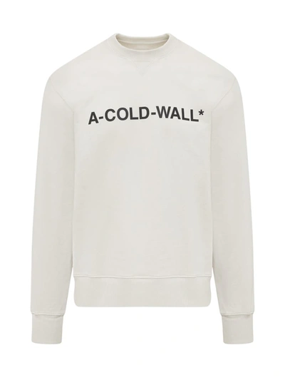 A-cold-wall* A-cold-wall Sweatshirt Crew Neck In White