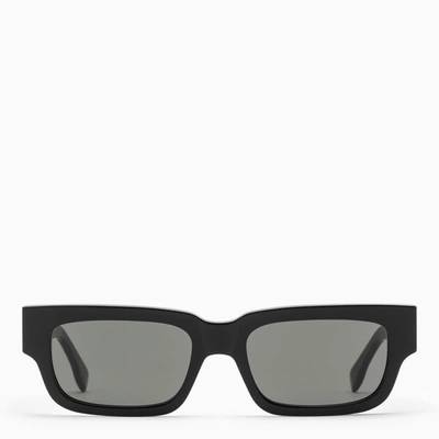 Shop Retrosuperfuture Roma 3627 Black Sunglasses