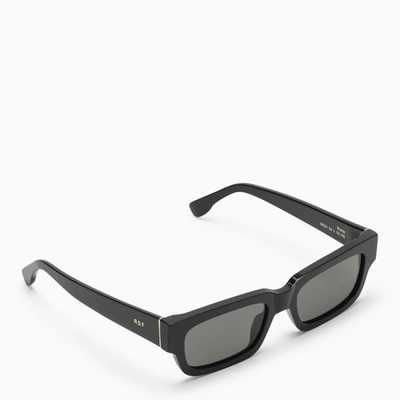 Shop Retrosuperfuture Roma 3627 Black Sunglasses