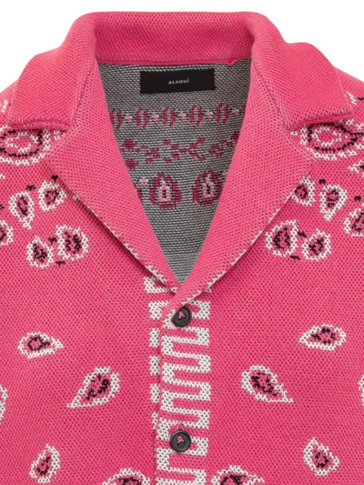 Shop Alanui Bandana Shirt In Pink