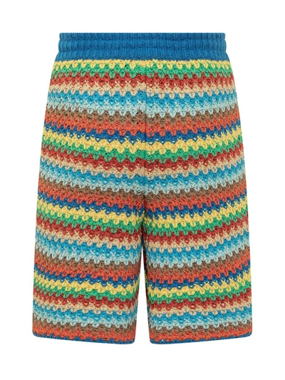 Alanui Knitted Shorts In Multicolor