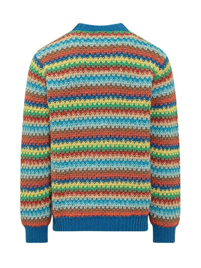 Shop Alanui Crew Neck Sweater In Multicolor