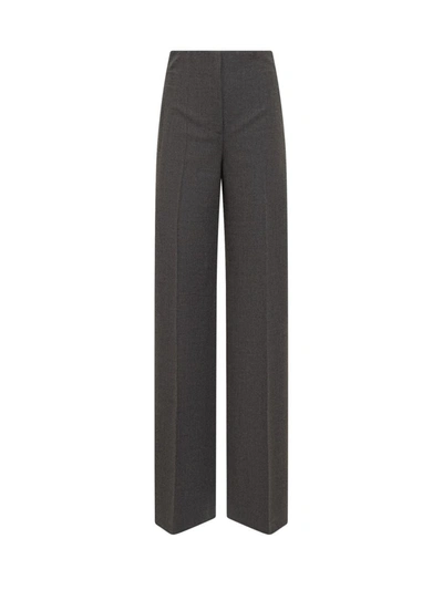 Shop Alberta Ferretti Tailoring Pants In Grey