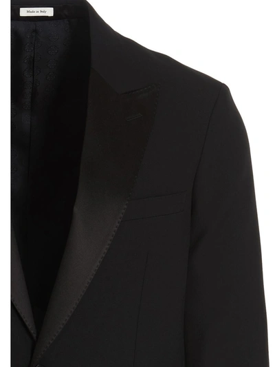 Shop Alexander Mcqueen 'decon' Blazer Jacket In Black