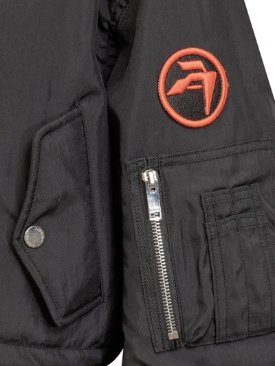 Shop Ambush Cropped Bomber Jacket In Black