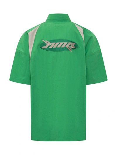 Shop Ambush Dolman Sleeve Shirt In Green
