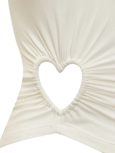 Shop Ambush Heart Cut Top In White