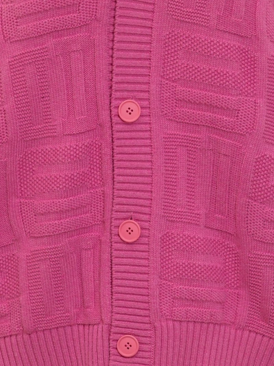 Shop Ambush Monogram Cardigan In Pink