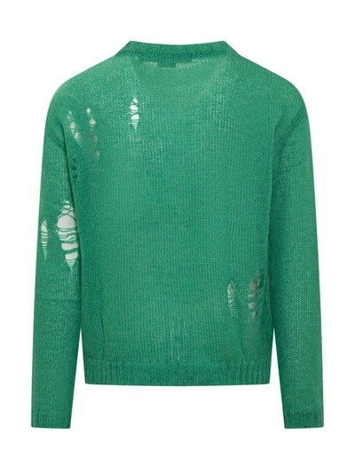 Andersson Bell Crewneck Sweater In Green
