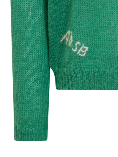 Andersson Bell Crewneck Sweater In Green