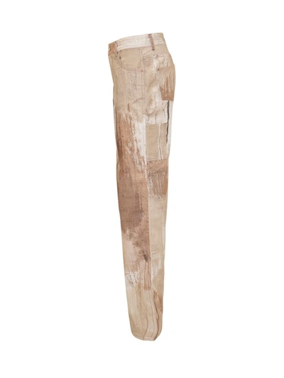 Shop Andersson Bell Tawney Print Jeans In Brown