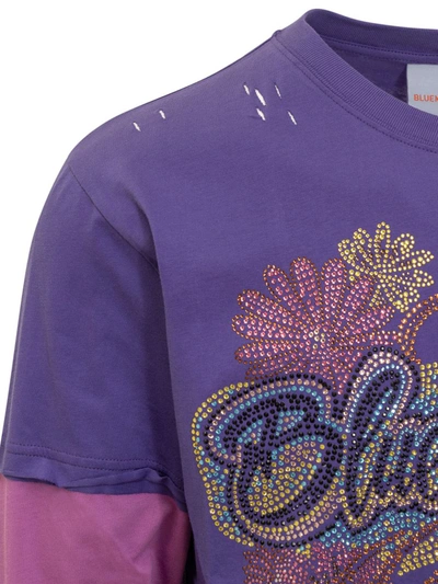 Shop Bluemarble Long-sleeved T-shirt In Purple