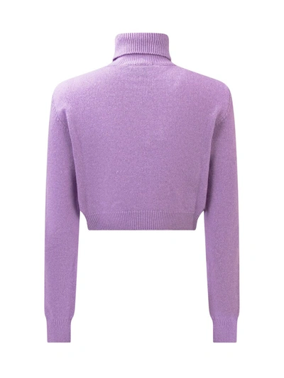 Shop Chiara Ferragni Eye Star Sweater In Purple